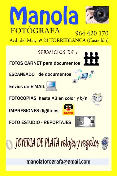 listado de servicios