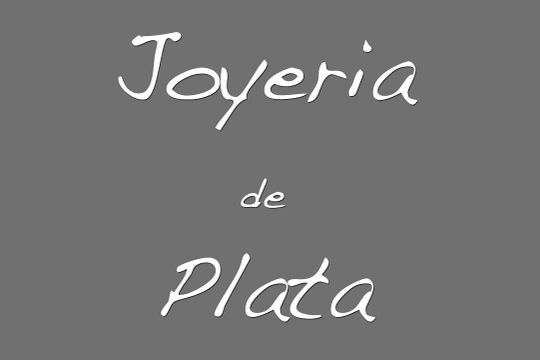 joyería de plata